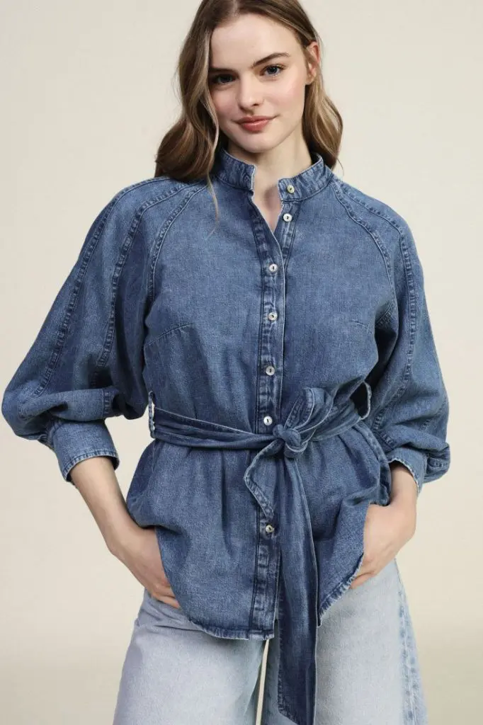 camicia denim dixie